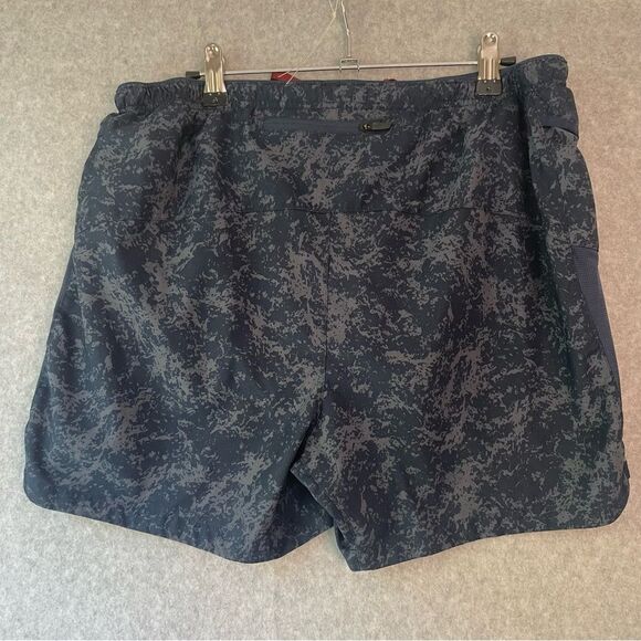 Brooks Blue and Slate Blue Womens Running Shorts Large #02 - Picture 2 of 5